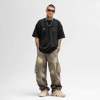 T-shirt oversize “Calligraphy” TAKOTSUBO Studio